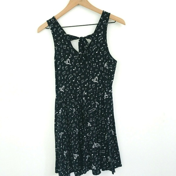 Hot Topic Musical Note Printed Dress - Picture 3 of 5